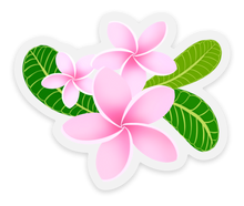 Load image into Gallery viewer, Plumeria Sticker