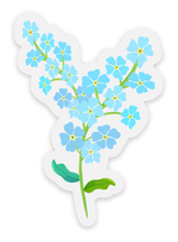 Load image into Gallery viewer, Forget Me Not Sticker