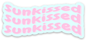 Sunkissed Sticker