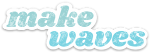 Make Waves Sticker