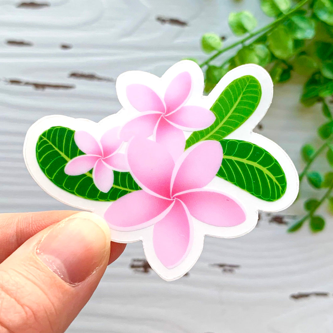 Plumeria Sticker