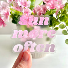 Load image into Gallery viewer, Sun More Often Sticker
